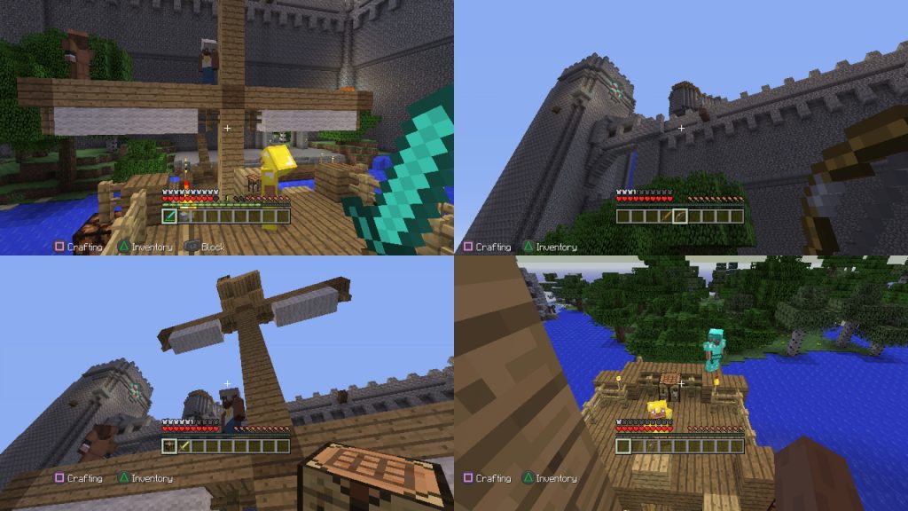 Online multiplayer gaming in minecraft